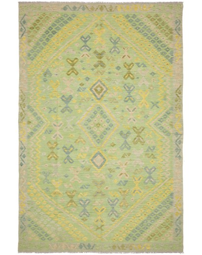 Tappeto Kilim Afghanistan marrone 195x293
