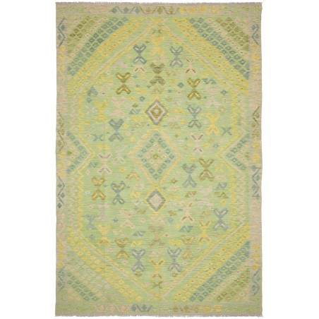 Tappeto Kilim Afghanistan marrone 195x293