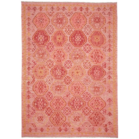 Tappeto Kilim Afghanistan arancione 209x297