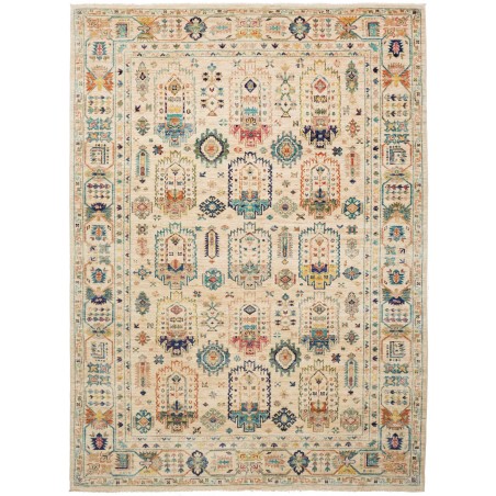 Tappeto Tribal Pakistan marrone grigio 168x234