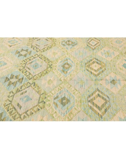 Tappeto Kilim Afghanistan marrone azzurro 215x292