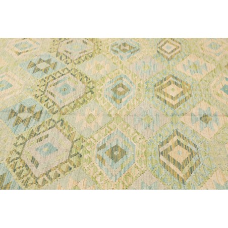 Tappeto Kilim Afghanistan marrone azzurro 215x292