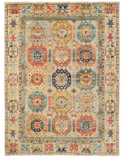 Tappeto Tribal Pakistan marrone 147x197