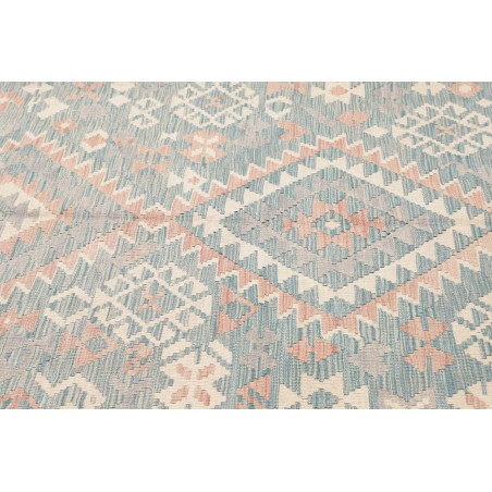Tappeto Kilim Afghanistan beige azzurro 211x296