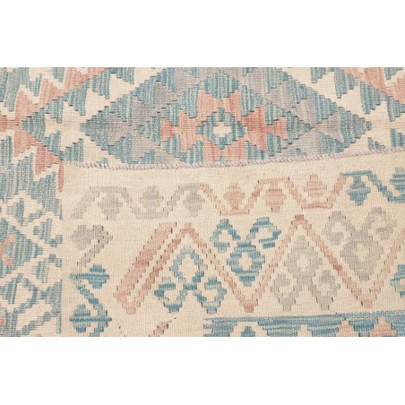 Tappeto Kilim Afghanistan beige azzurro 211x296