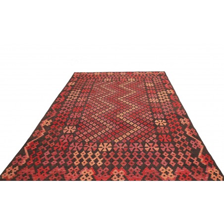 Tappeto Kilim Afghanistan grigio marrone 207x292