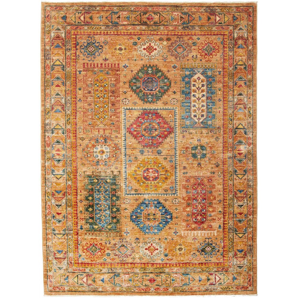 Tappeto Tribal Pakistan arancione 149x205 Tappeto Tribal Pakistan arancione 149x205
