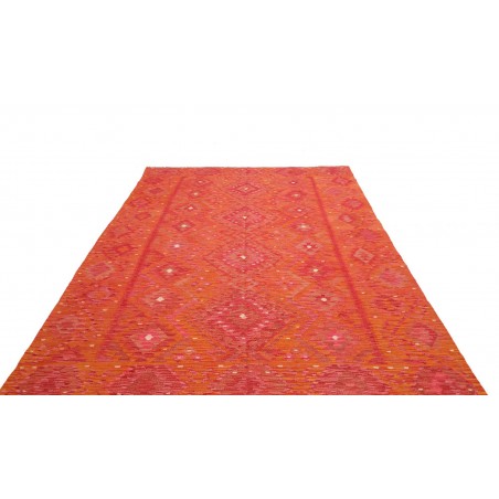 Tappeto Kilim Afghanistan rosso 205x294