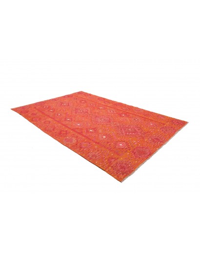 Tappeto Kilim Afghanistan rosso 205x294