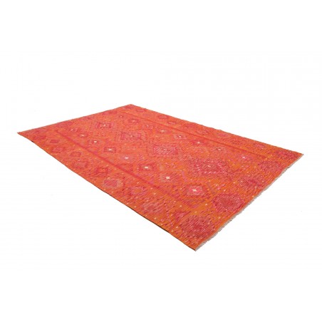 Tappeto Kilim Afghanistan rosso 205x294
