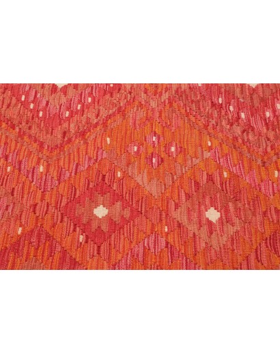 Tappeto Kilim Afghanistan rosso 205x294