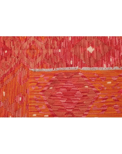 Tappeto Kilim Afghanistan rosso 205x294