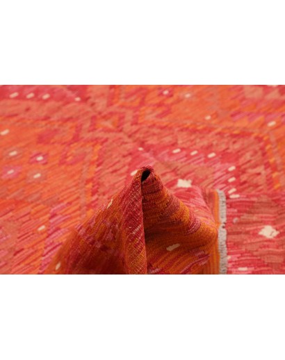 Tappeto Kilim Afghanistan rosso 205x294