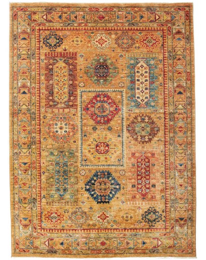 Tappeto Tribal Pakistan arancione marrone 150x205