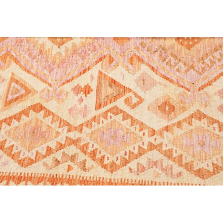 Tappeto Kilim Afghanistan marrone arancione 206x297
