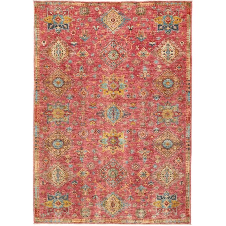 Tappeto Tribal Pakistan rosso giallo 173x244