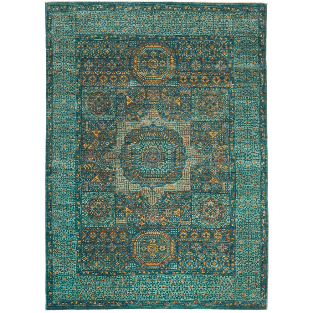 Tappeto Mamlouk Pakistan azzurro bianco 169x238 Tappeto Mamlouk Pakistan azzurro bianco 169x238