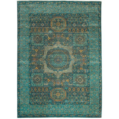 Tappeto Mamlouk Pakistan azzurro bianco 169x238