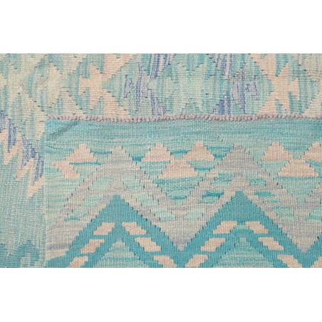 Tappeto Kilim Afghanistan beige blu 210x296