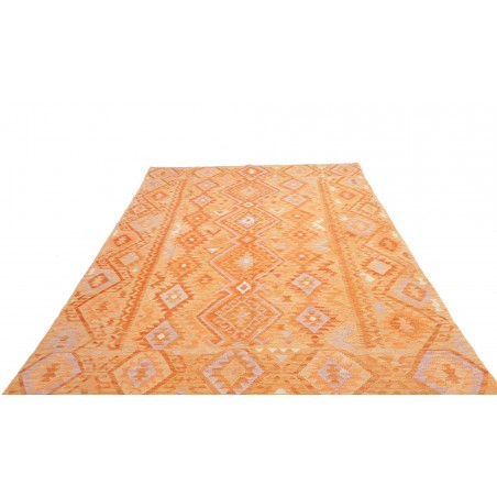 Tappeto Kilim Afghanistan marrone rosso 209x297