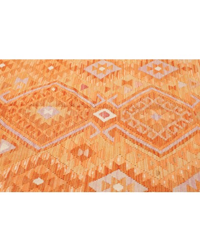 Tappeto Kilim Afghanistan marrone rosso 209x297