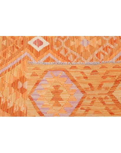 Tappeto Kilim Afghanistan marrone rosso 209x297