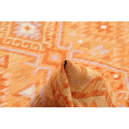 Tappeto Kilim Afghanistan marrone rosso 209x297