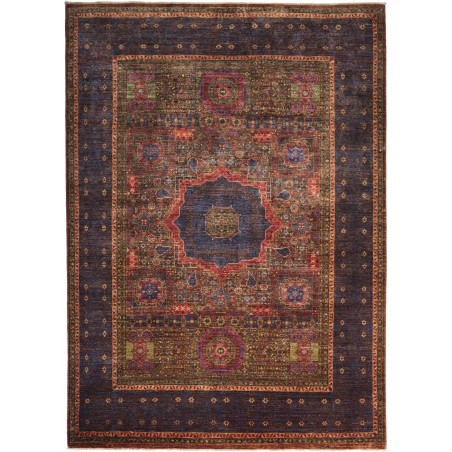 Tappeto Mamlouk Pakistan verde grigio 169x234