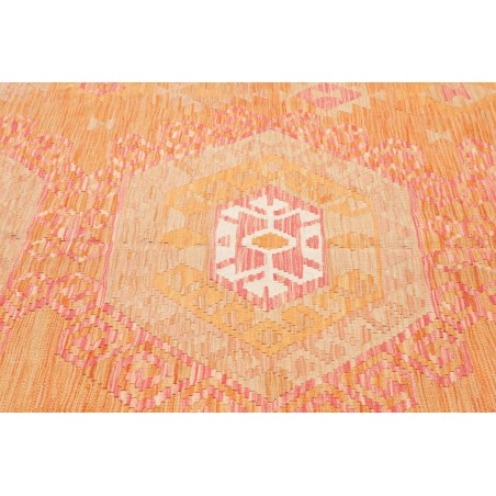 Tappeto Kilim Afghanistan marrone arancione 206x299