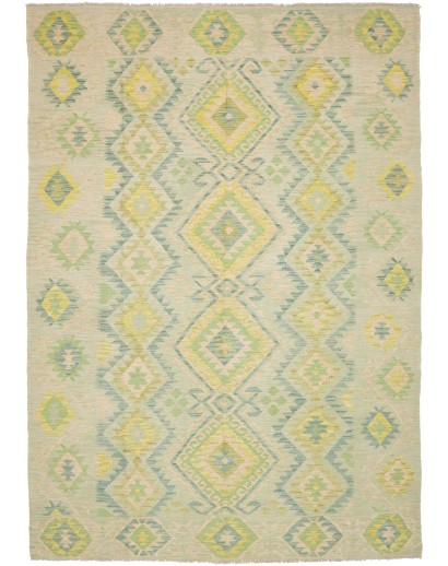 Tappeto Kilim Afghanistan marrone 202x291