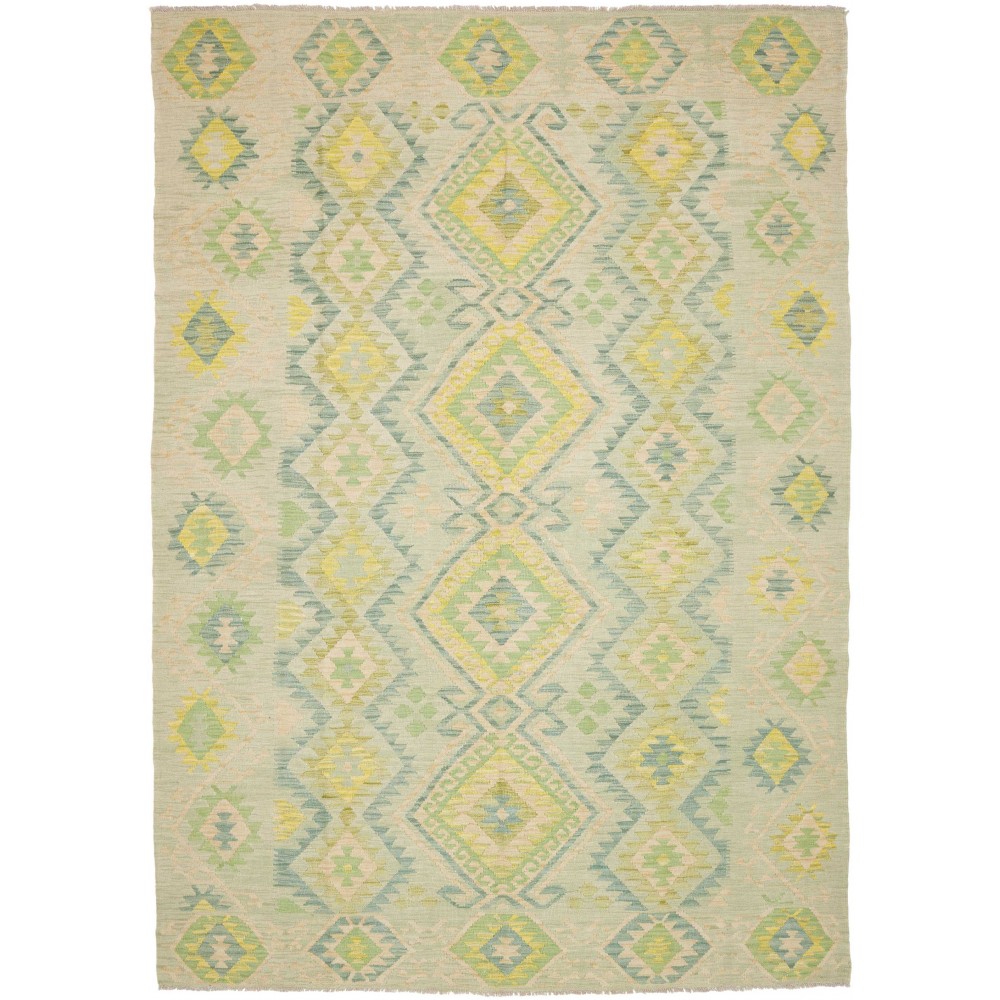 Tappeto Kilim Afghanistan marrone 202x291