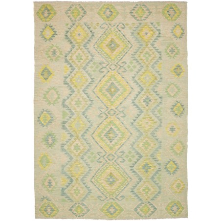 Tappeto Kilim Afghanistan marrone 202x291
