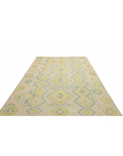 Tappeto Kilim Afghanistan marrone 202x291