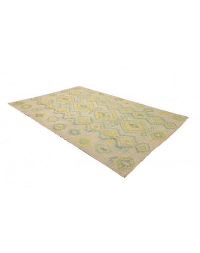 Tappeto Kilim Afghanistan marrone 202x291