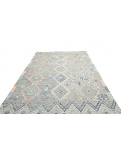 Tappeto Kilim Afghanistan beige grigio 204x300