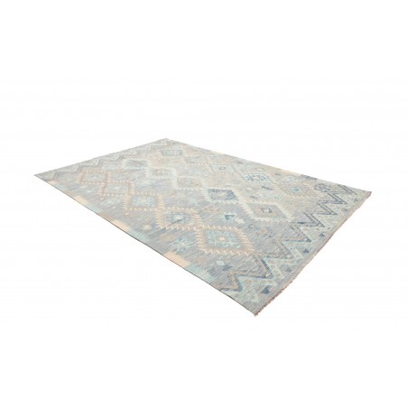 Tappeto Kilim Afghanistan beige grigio 204x300