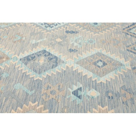 Tappeto Kilim Afghanistan beige grigio 204x300