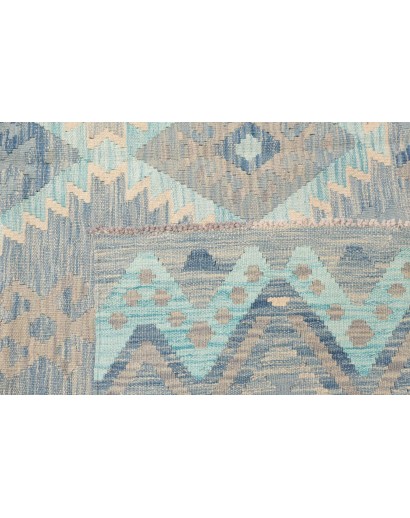 Tappeto Kilim Afghanistan beige grigio 204x300