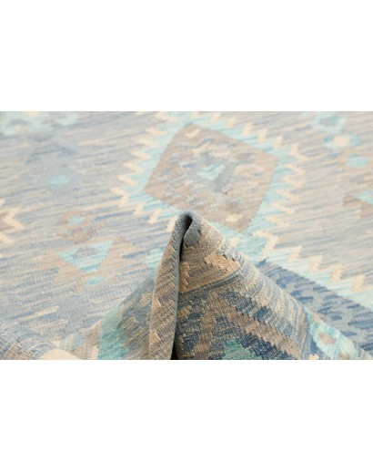 Tappeto Kilim Afghanistan beige grigio 204x300