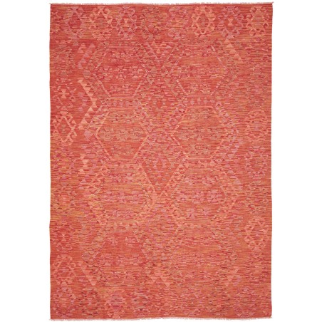 Tappeto Kilim Afghanistan rosso 205x285