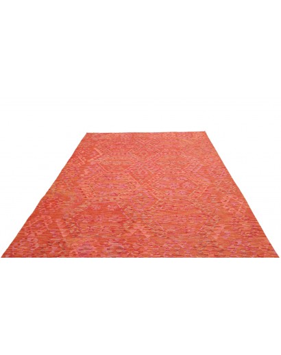 Tappeto Kilim Afghanistan rosso 205x285
