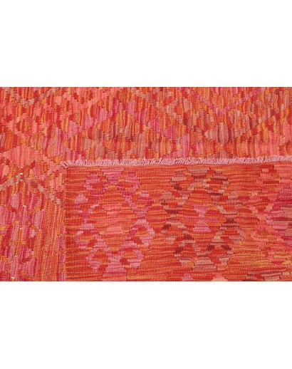 Tappeto Kilim Afghanistan rosso 205x285