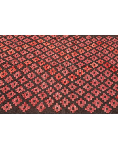 Tappeto Kilim Afghanistan grigio rosso 203x294