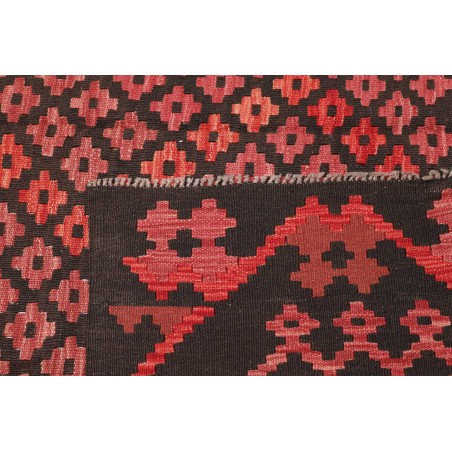 Tappeto Kilim Afghanistan grigio rosso 203x294
