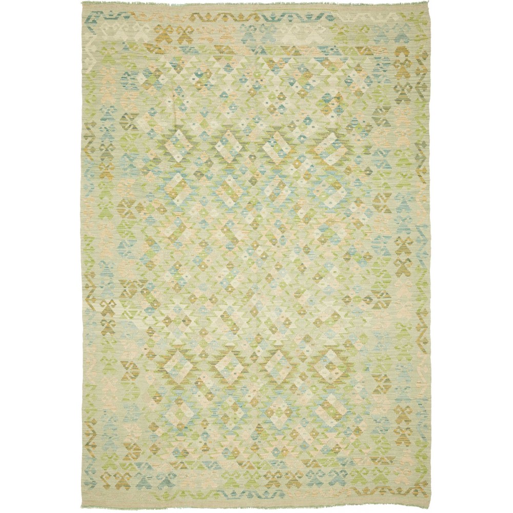 Tappeto Kilim Afghanistan marrone 200x292