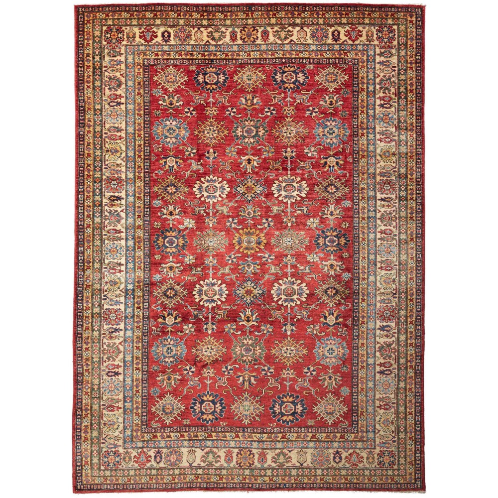 Tappeto Kazak Fine Pakistan marrone 212x299 Tappeto Kazak Fine Pakistan marrone 212x299
