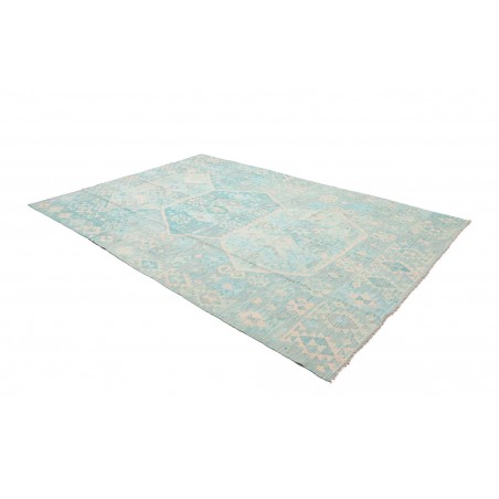 Tappeto Kilim Afghanistan beige azzurro 207x297