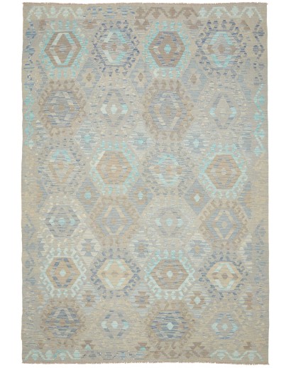 Tappeto Kilim Afghanistan azzurro 204x298