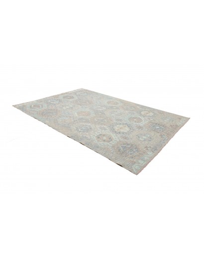 Tappeto Kilim Afghanistan azzurro 204x298