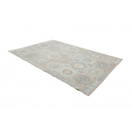 Tappeto Kilim Afghanistan azzurro 204x298